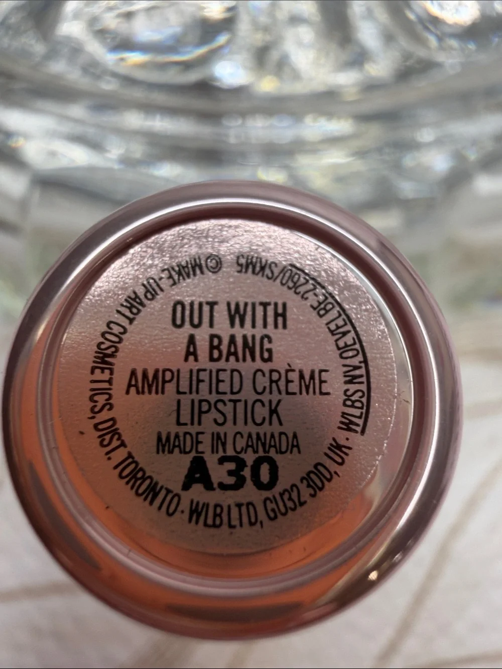 MAC Cosmetics Lipstick A30 Out with a Bang